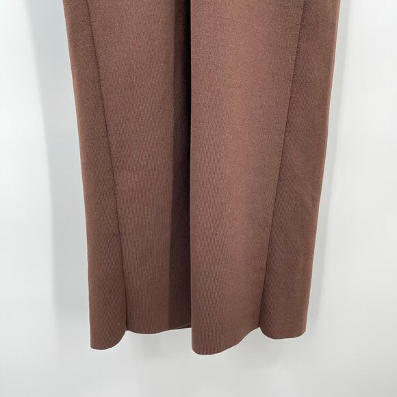 Cult Gaia | Cristos Dress in Java Knit Cut Out Brown Midi XS - Picture 16 of 16